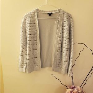 ann taylor small baby blue cardigan